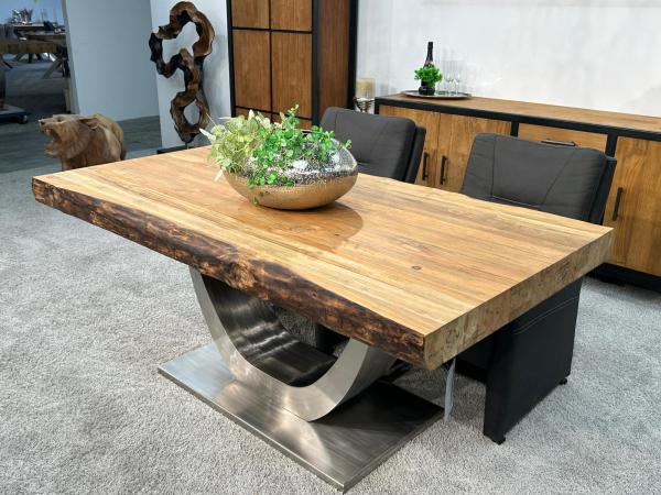 Esstisch aus Massivholz für 6 Personen 180 cm