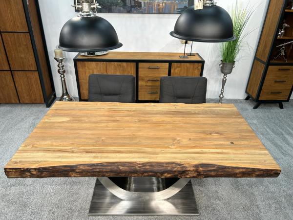 Esstisch aus Massivholz für 6 Personen 180 cm