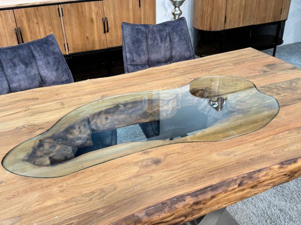 Esstisch aus Massivholz für 6 Personen 180 cm