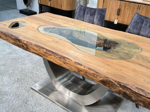 Esstisch aus Massivholz für 6 Personen 180 cm