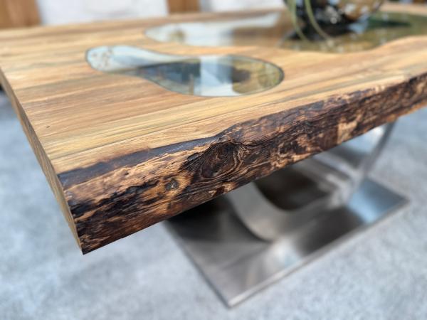 Esstisch aus Massivholz für 6 Personen 180 cm