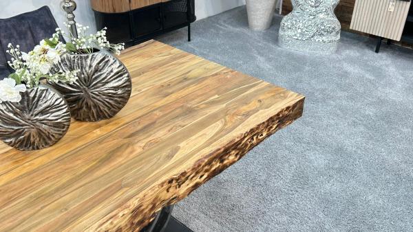 Esstisch aus recyceltem Holz für 6 Personen, rechteckig