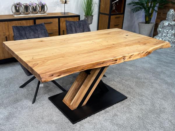 Esstisch mit Baumkante 180 x 100 cm Canyon
