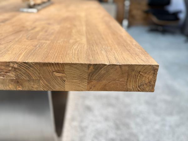 Esstisch Massivholztisch mit U-GestellDeep Island
