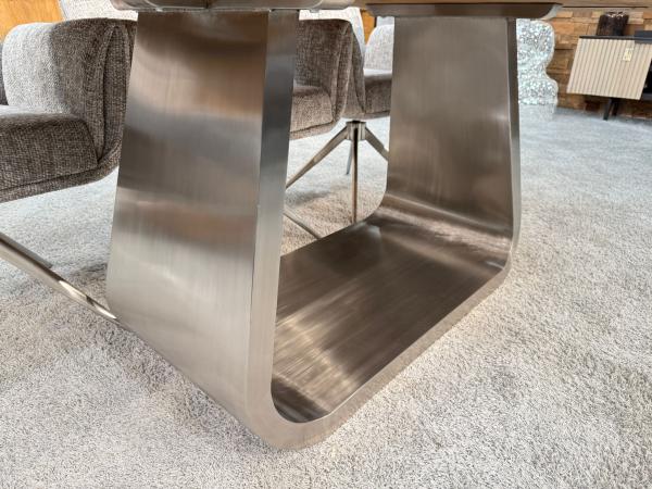 Esstisch Massivholztisch mit U-Gestell Deep Island