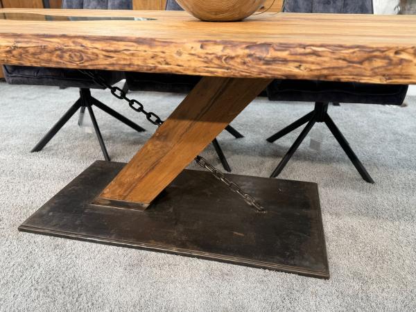Holztisch Esstisch extravaganter Tisch 220 cm