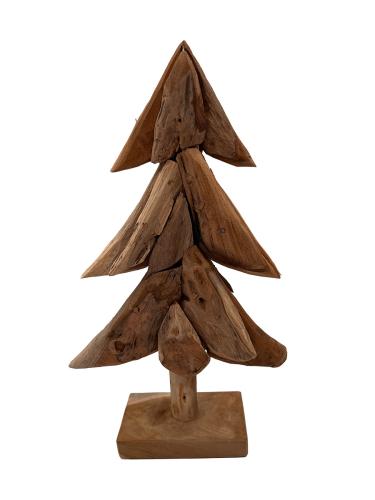 Handgeschnitzte Dekoration aus Holz "Tanne L"