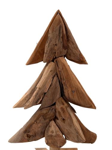 Handgeschnitzte Dekoration aus Holz "Tanne L"