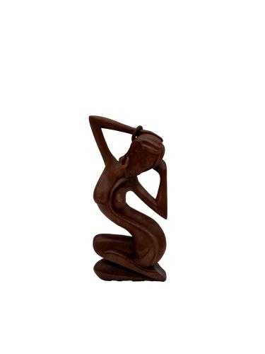 Handgeschnitzte Holzfigur Frau M
