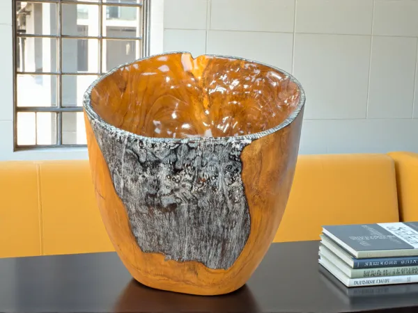 Holzschale 'AURELIA', ca. 25 cm breit, 26 cm hoch, Gr. L