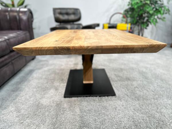 Couchtisch aus Akazie "CLIFF" im Format 120 x 80 cm mit Schweizer Kante