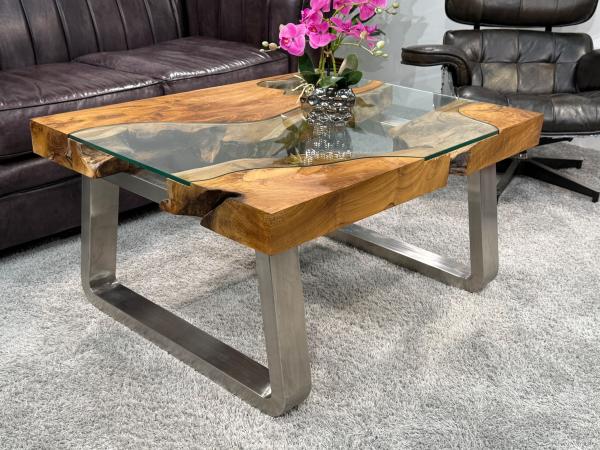 Couchtisch aus Holz Elements 100-80cm