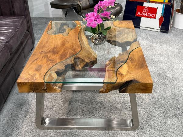 Couchtisch aus Holz Elements 100-80cm