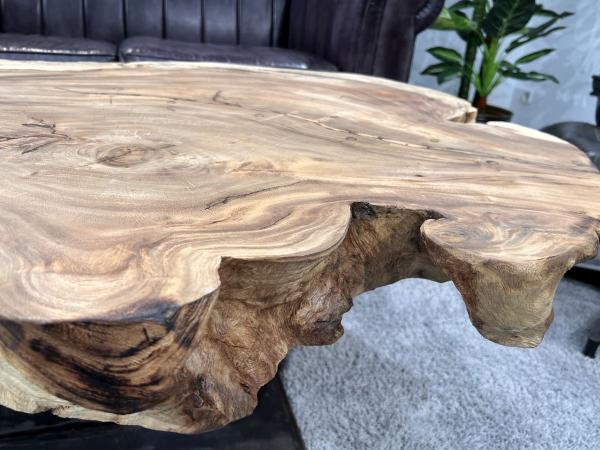 Massivholz Couchtisch "Bromo" 140 cm