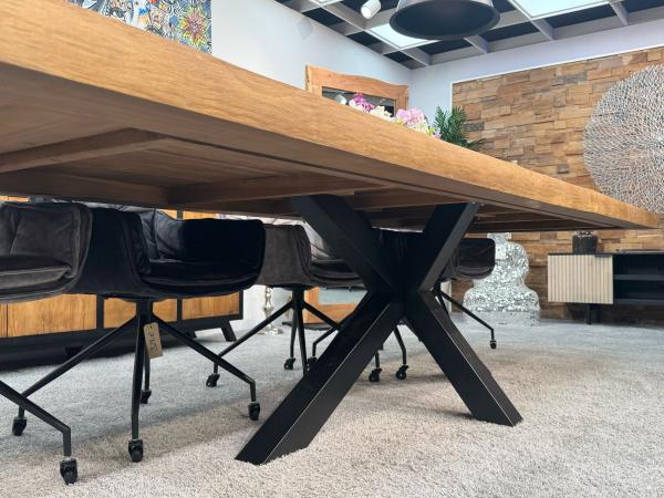 Esstisch mit Baumkante Atlanta 300 cm