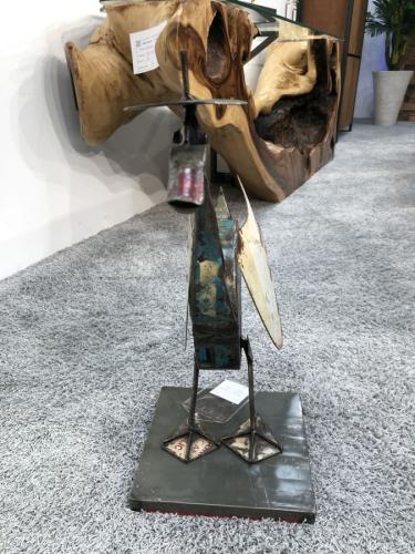 Skulptur aus Altmetall