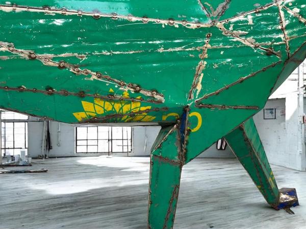 Objektdekoration Altmetall Alteisen Deko Architekten imposante Dekoration