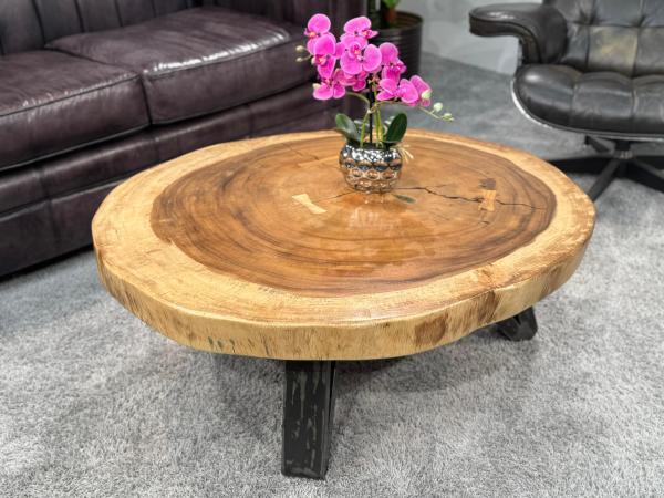 Baumscheiben Couchtisch Bromo