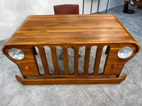 Schreibtisch "Willys" 156 x 79 x 71  cm aus recyceltem Teakholz