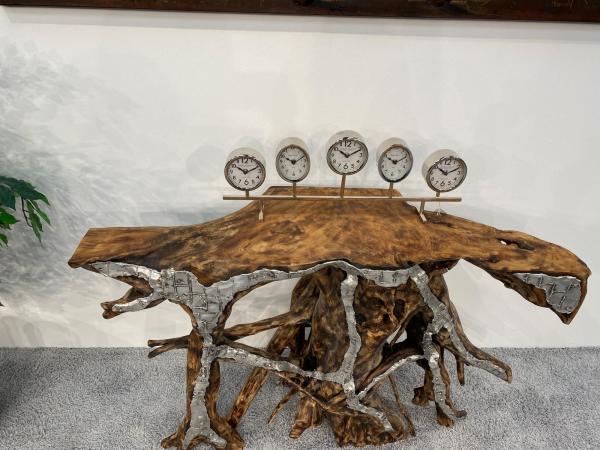 Sideboard aus Holz Baumwurzel Teakholz