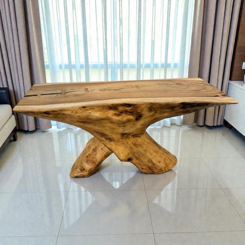 Sideboard "Suar", ca. 150 x 80 x 50 cm aus einem massiven Suarholz Baumstamm