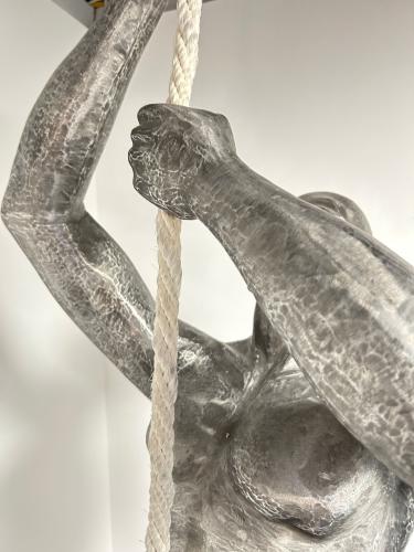 Figur Skulptur Figur Skulptur Seilkletterer KunstAkrobat