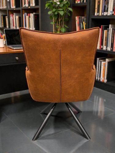 Esszimmerstuhl drehbar cognac