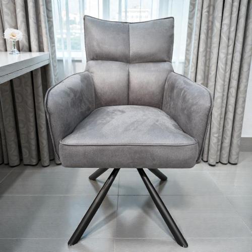 Esszimmerstuhl drehbar grau