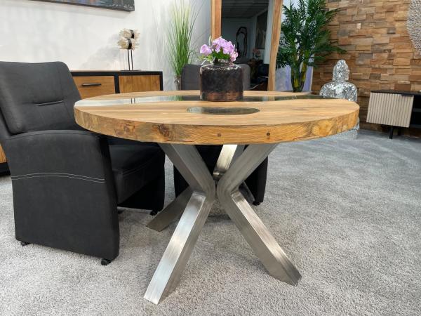 Runder Esstisch aus Holz 120 cm