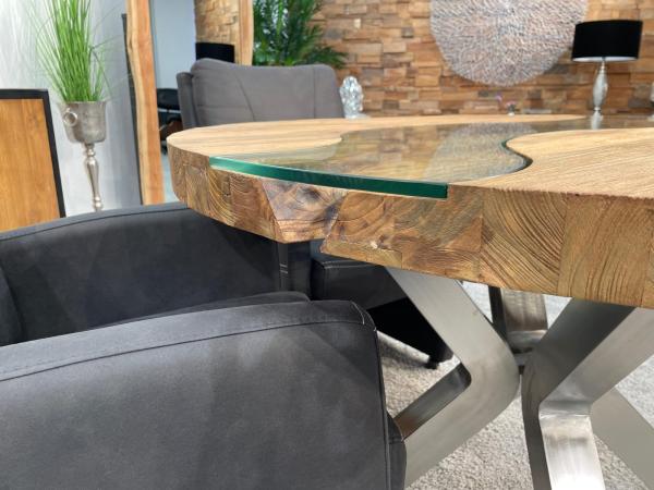 Runder Esstisch aus Holz 120 cm