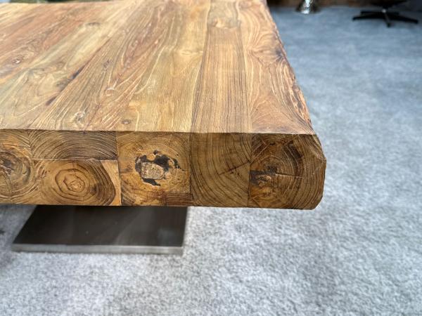Esszimmertisch mit baumkante massiver Holztisch 250cm
