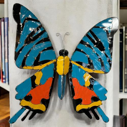 Wanddekoration Schmetterling Metall