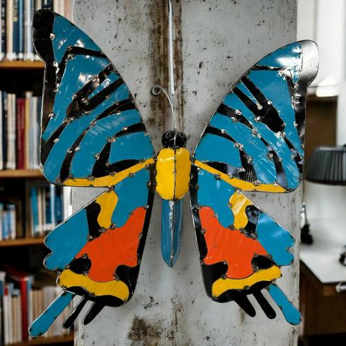 Wanddekoration Schmetterling Metall