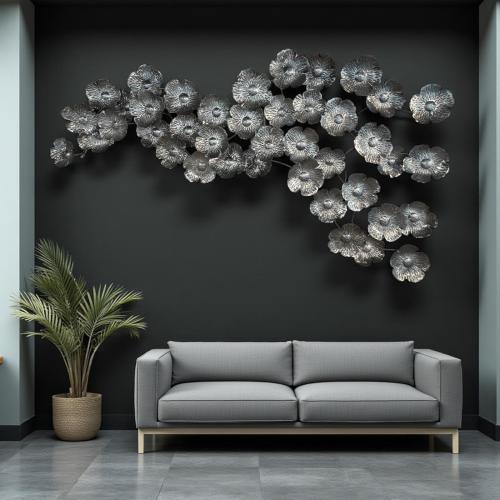 Designer Wanddekoration aus Stahlblech
