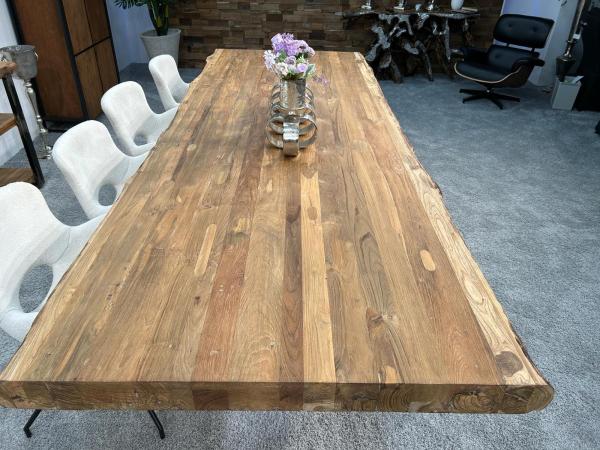 Masstisch Esstisch auf Wunschmass mit Edelstahl