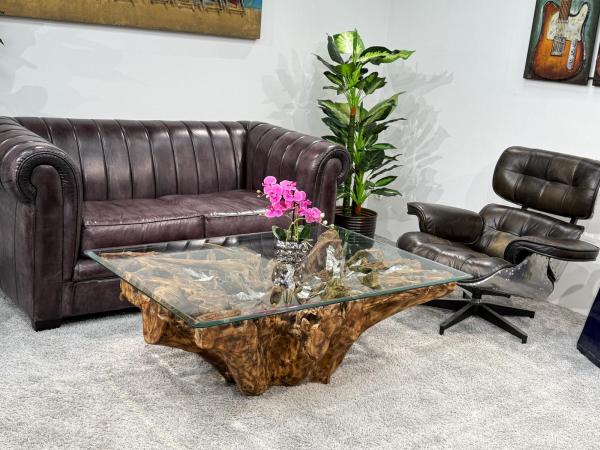 Baumwurzel Couchtisch Root aus Teakholz