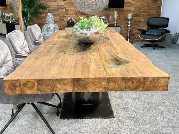 Esstisch massiver Holztisch Designtisch 250 cm