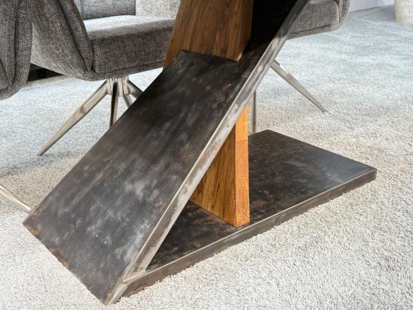 Esstisch Massivholztisch mit Z-Fuß Deep Island
