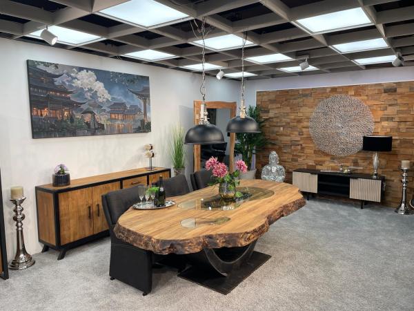 Echtholz Besprechungstisch "Fusion" aus Teak 260cm