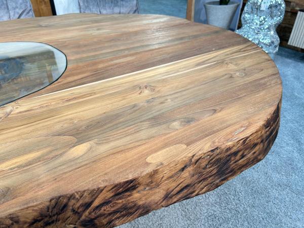 Außergewöhnlicher Esstisch 300 cm Fusion Vollholz massiv