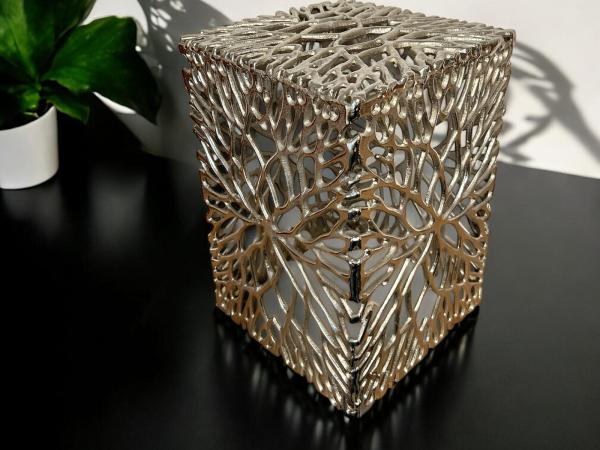 Dekoration Hocker aus Massivholz