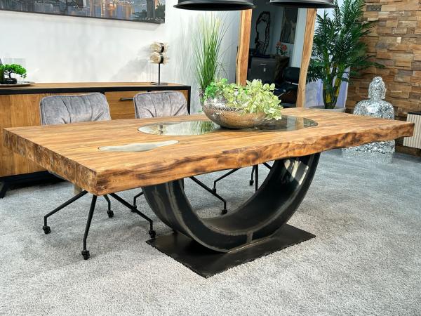 Esstisch massiver Holztisch Designtisch 250 cm