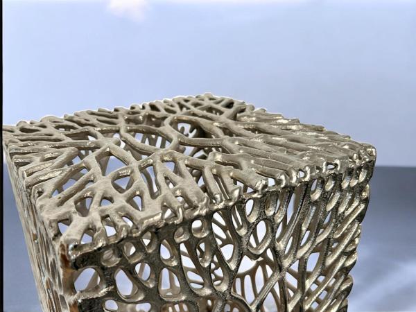 Dekoration Hocker aus Massivholz