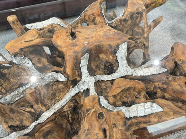 Baumwurzel Couchtisch Root aus Teakholz