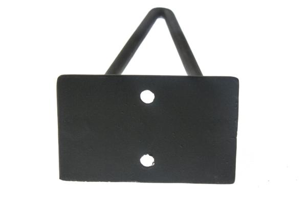 Tischbeine für Couch- und Beistelltische aus Stahl matt schwarz lackiert 25 cm (1 Set = 3 Stück)