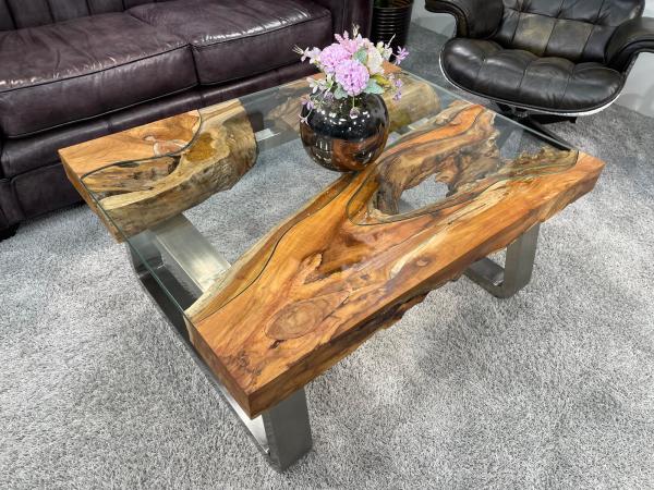 Couchtisch aus Holz Elements 100-80cm