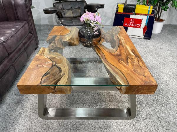Couchtisch aus Holz Elements 100-80cm