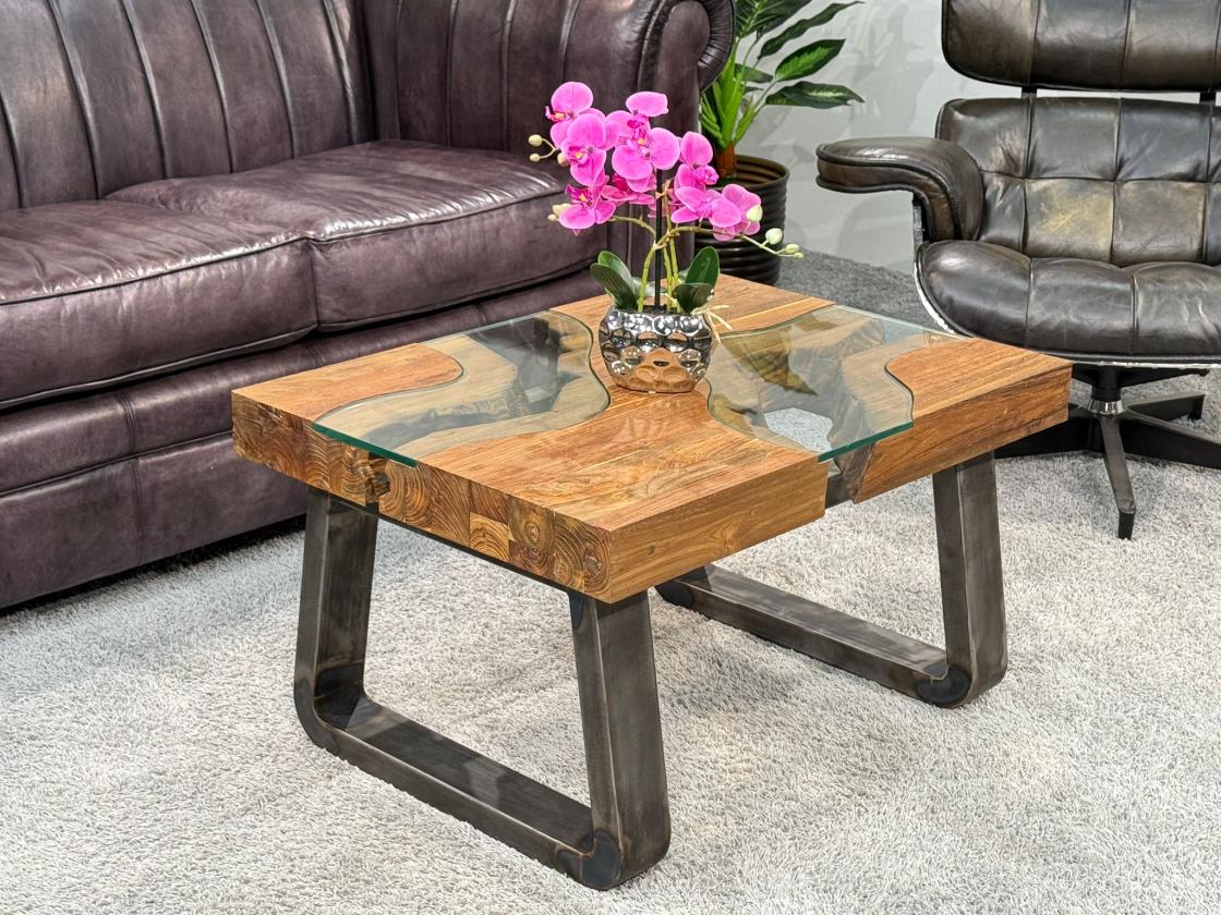 Couchtisch aus Holz Elements 100-80cm