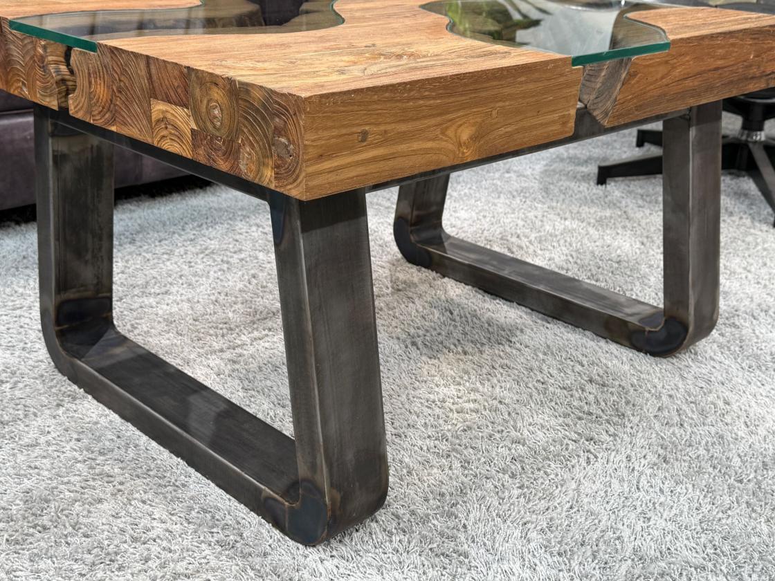 Couchtisch aus Holz Elements 100-80cm