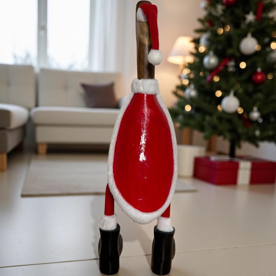 Holzente Weihnachten Dekofigur